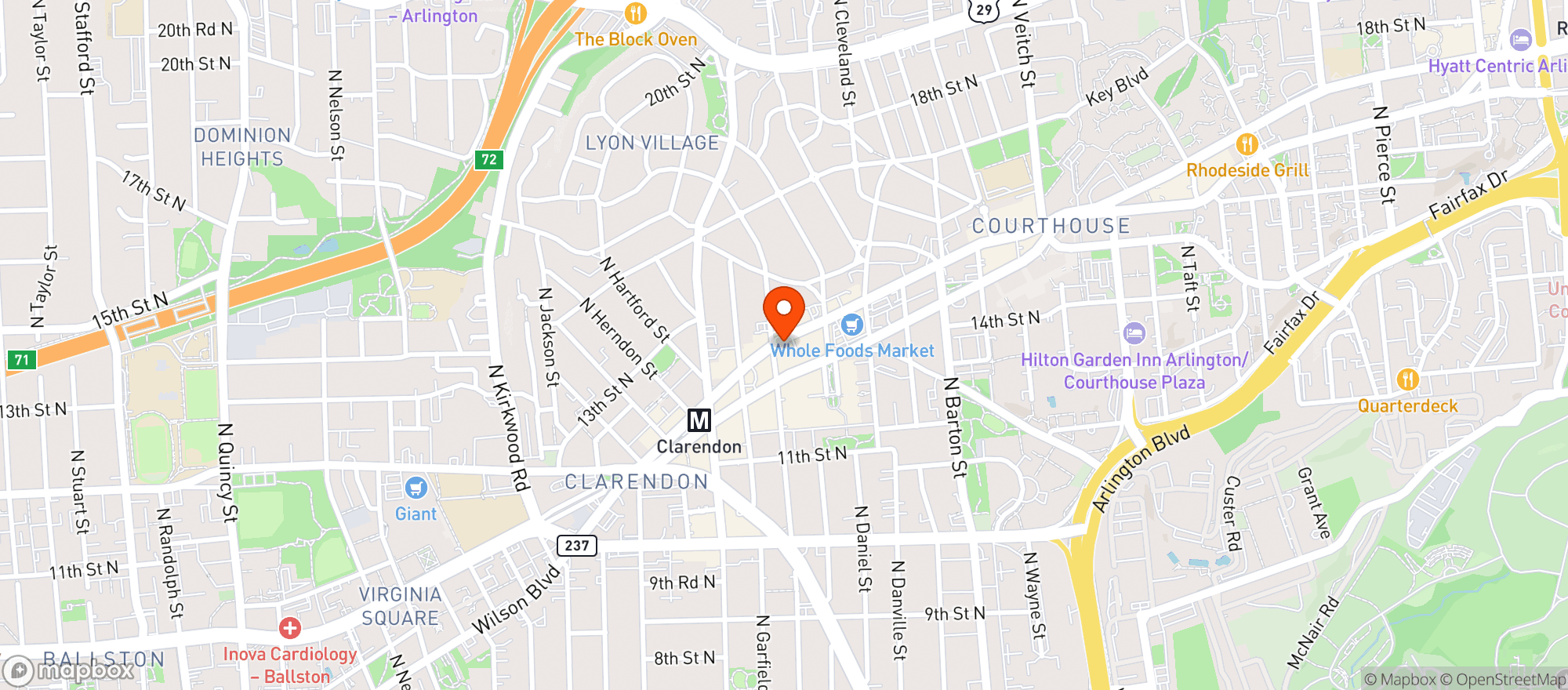 Map showing Boe
