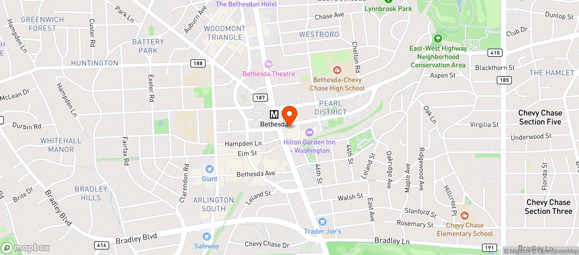 Map showing Ac Hotels By Marriott