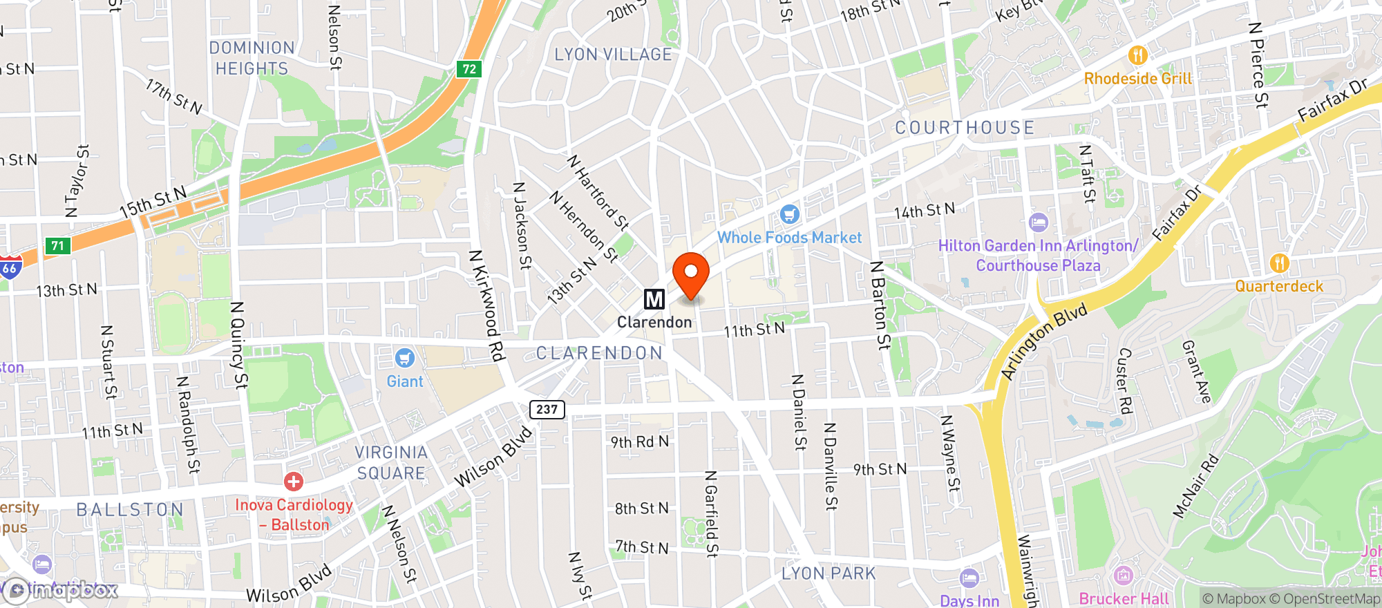Map showing Brass Rabbit Public House
