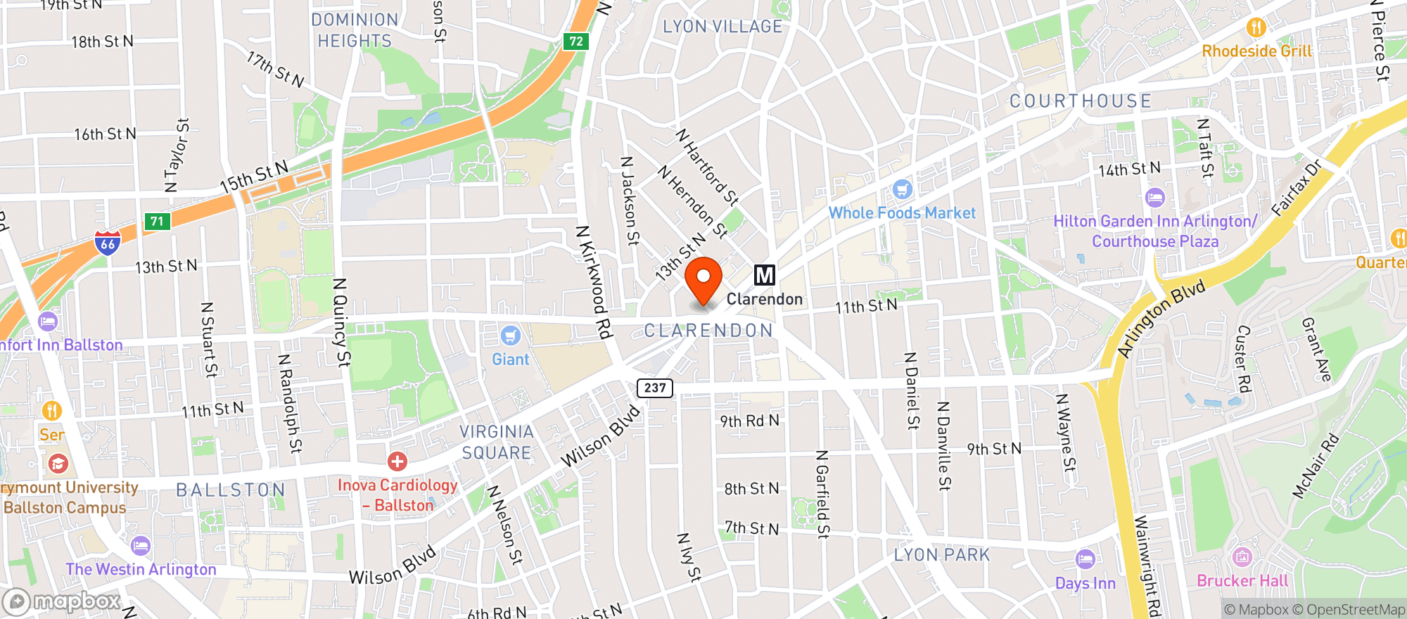 Map showing O Sullivan s Irish Pub