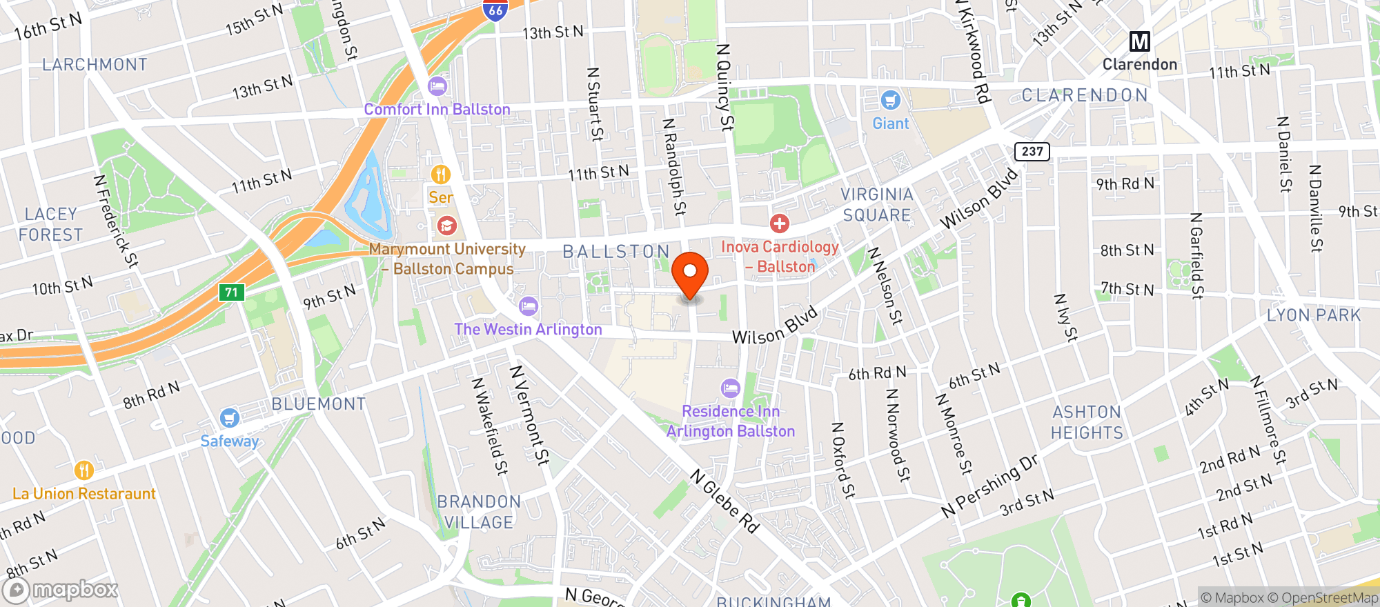 Map showing Natural Cafe