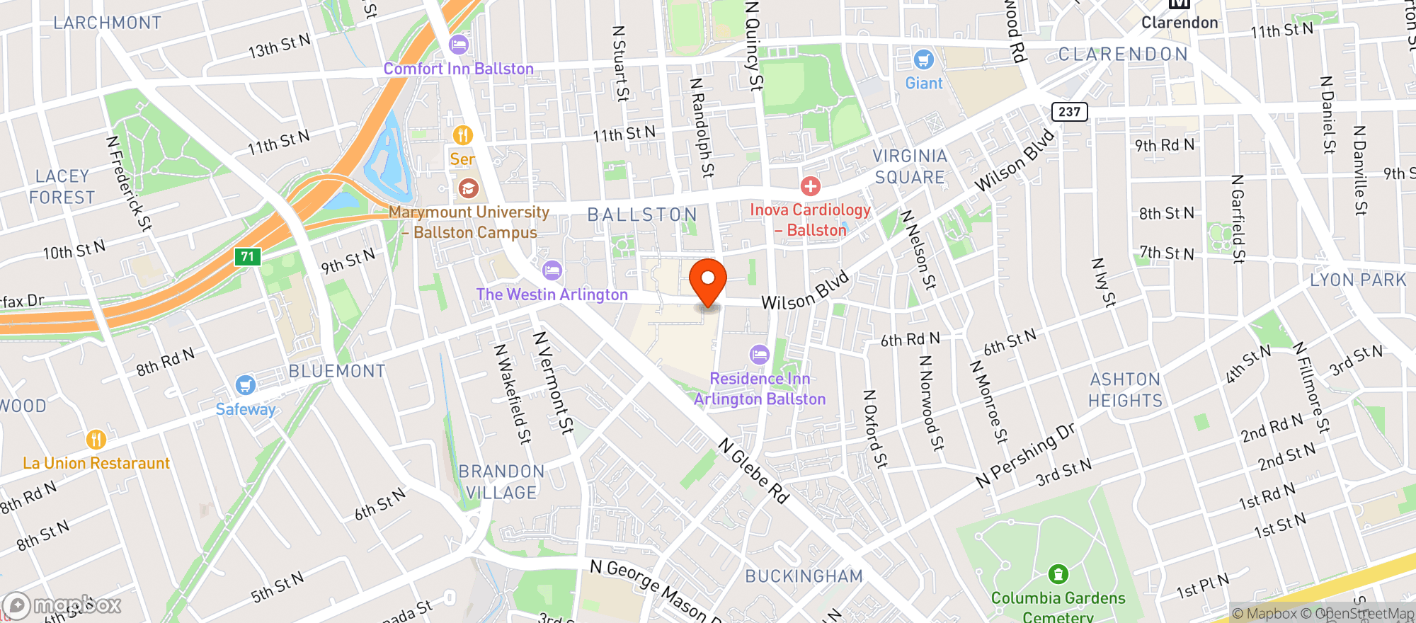 Map showing Union Kitchen Grocery