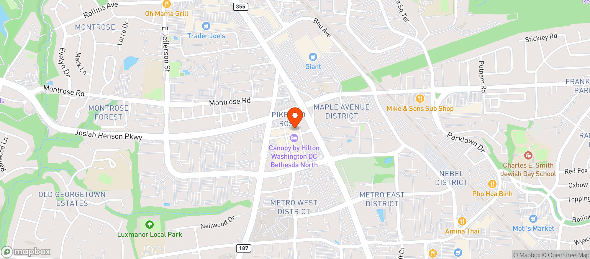Map showing Melina