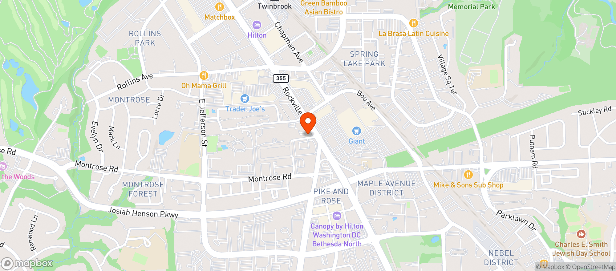 Map showing Trulieve - Rockville