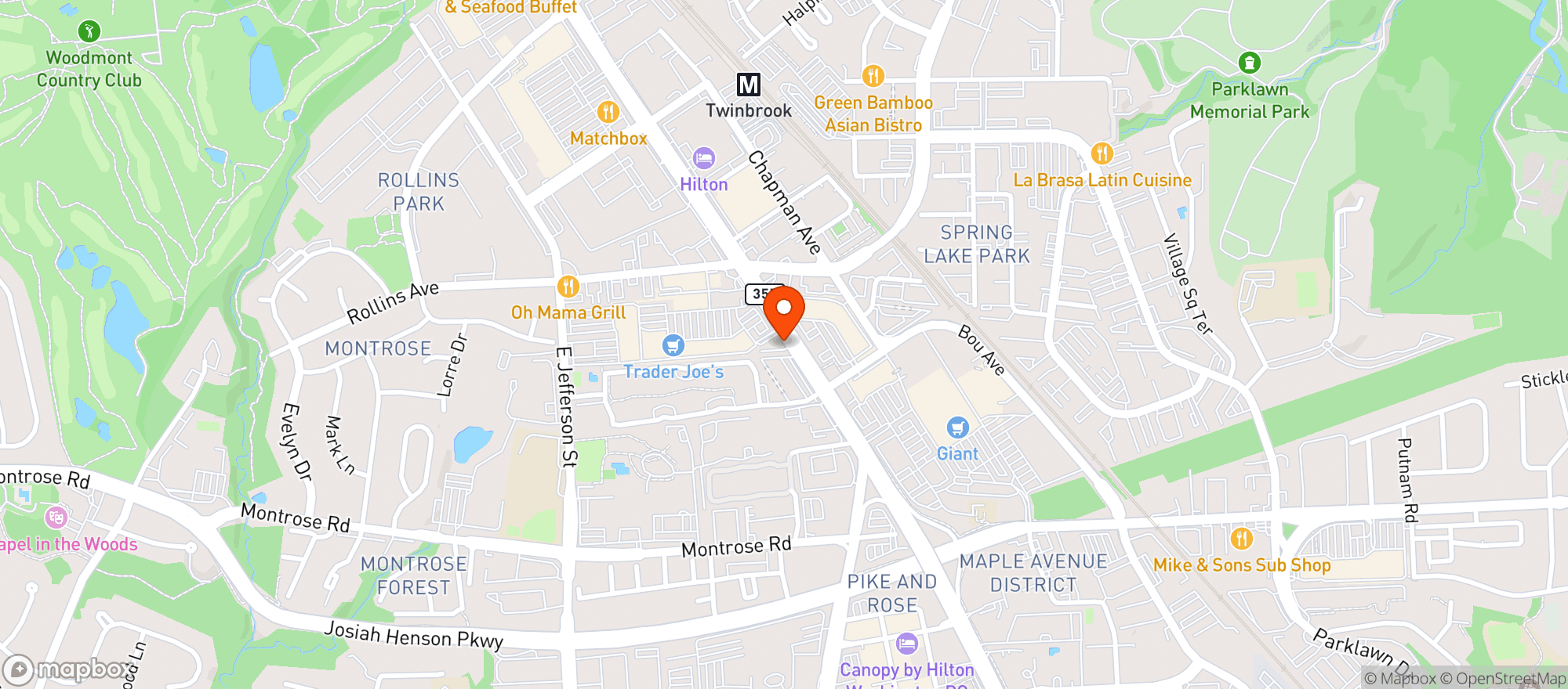 Map showing Gnc