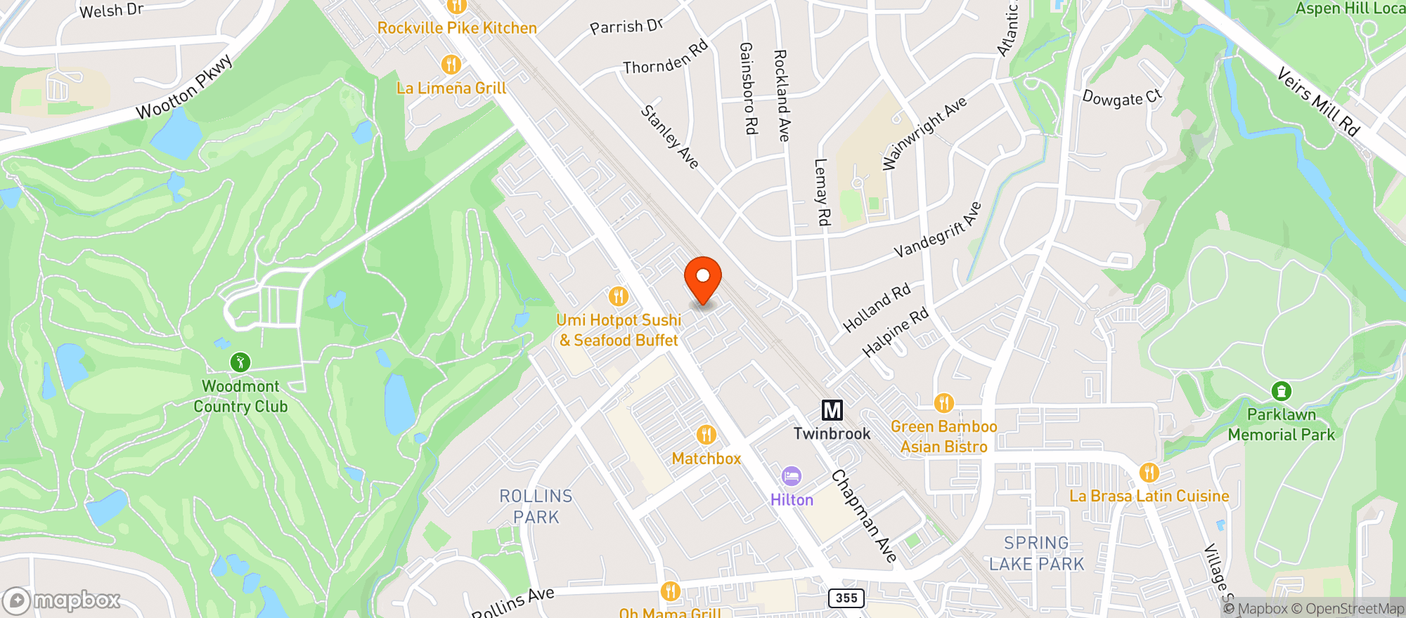 Map showing Wegmans