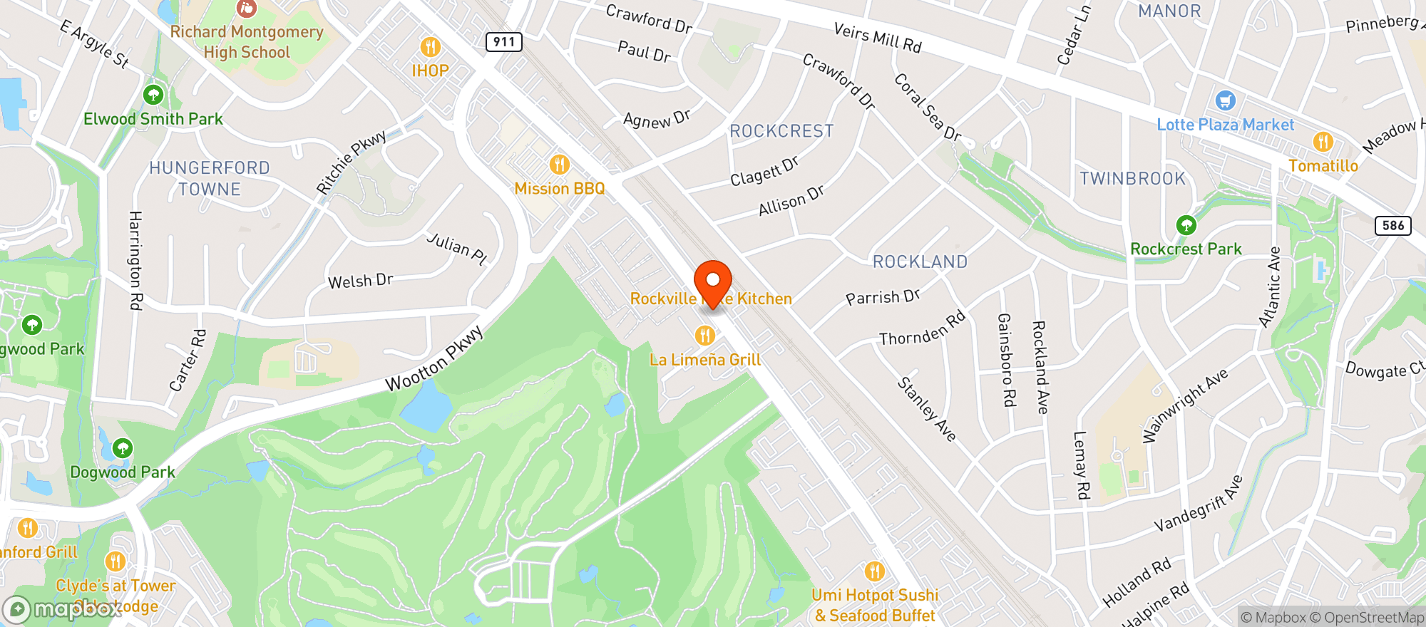 Map showing Talbott Beer & Wine
