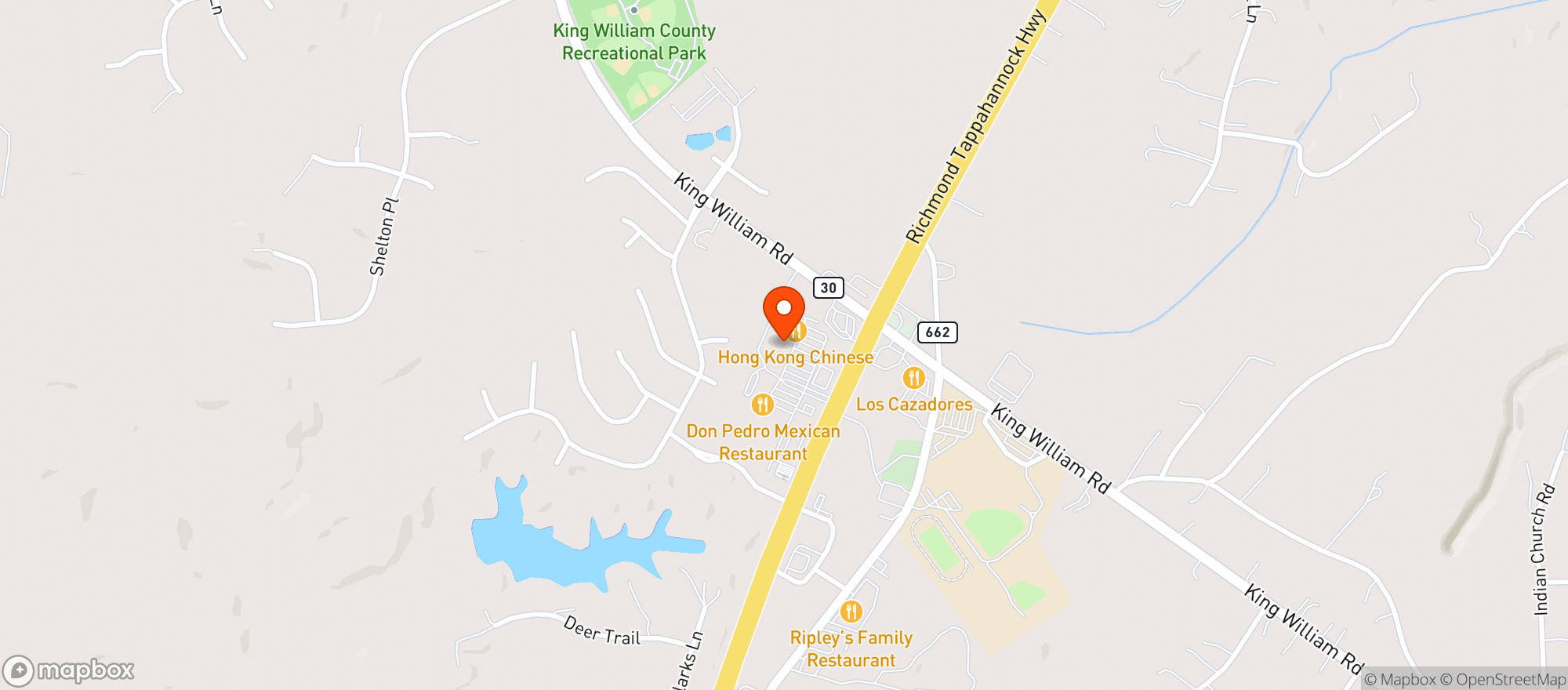 Map showing Food Lion