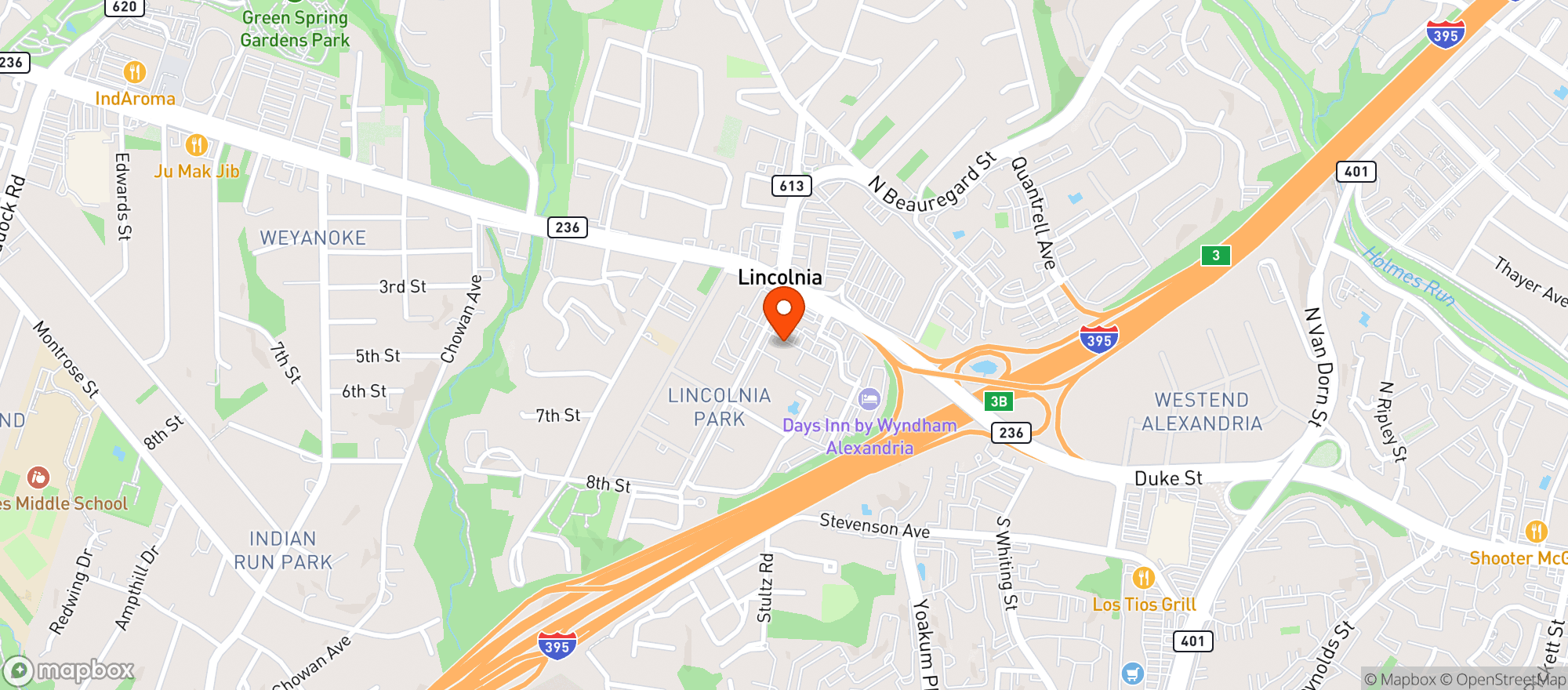 Map showing New Grand Mart