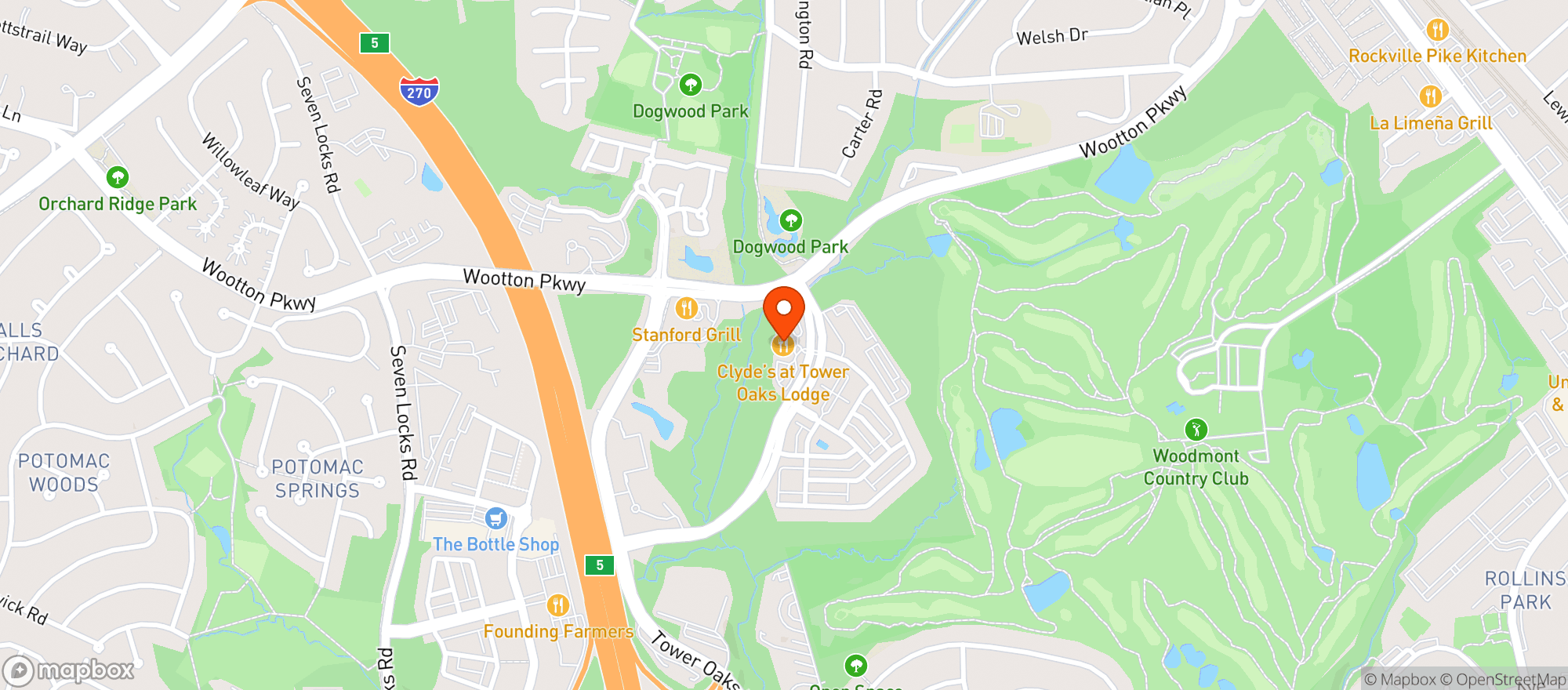 Map showing Clydes