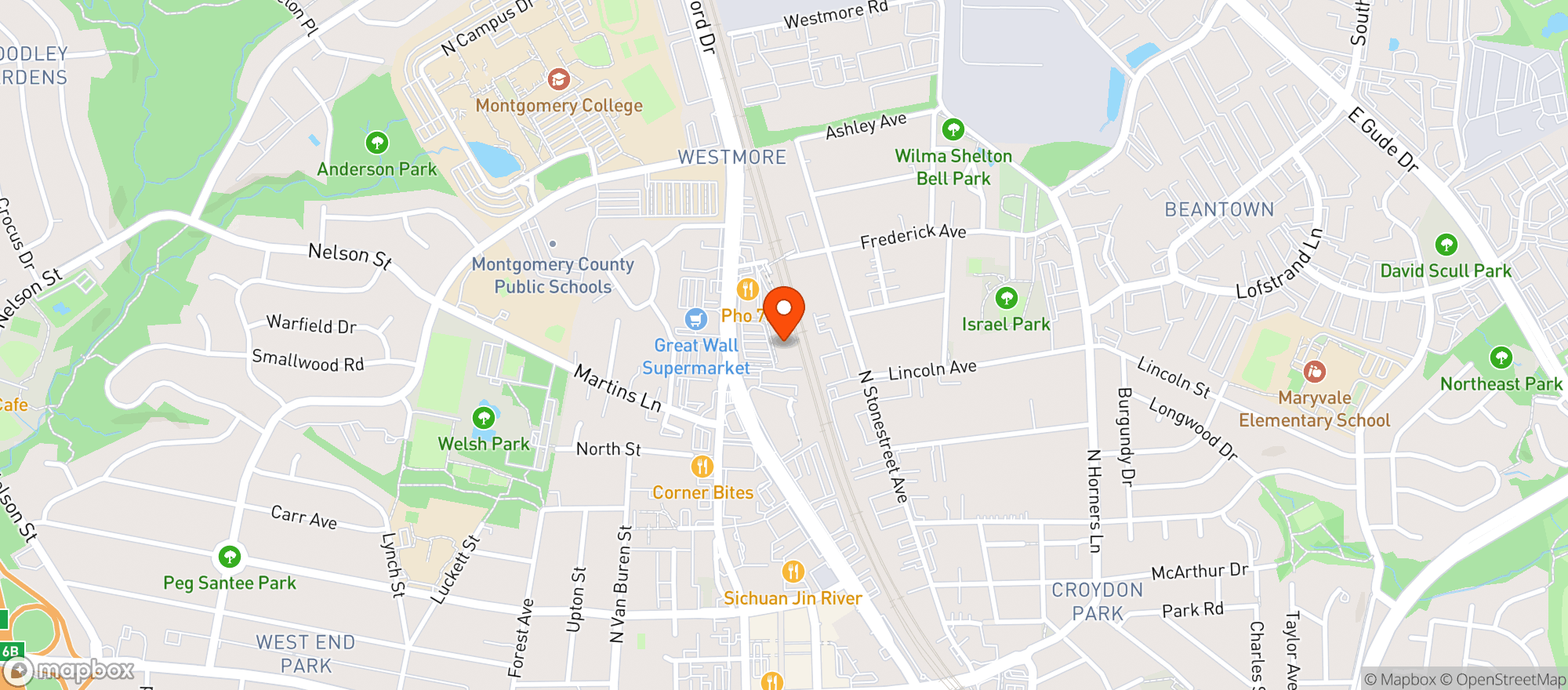 Map showing Giant