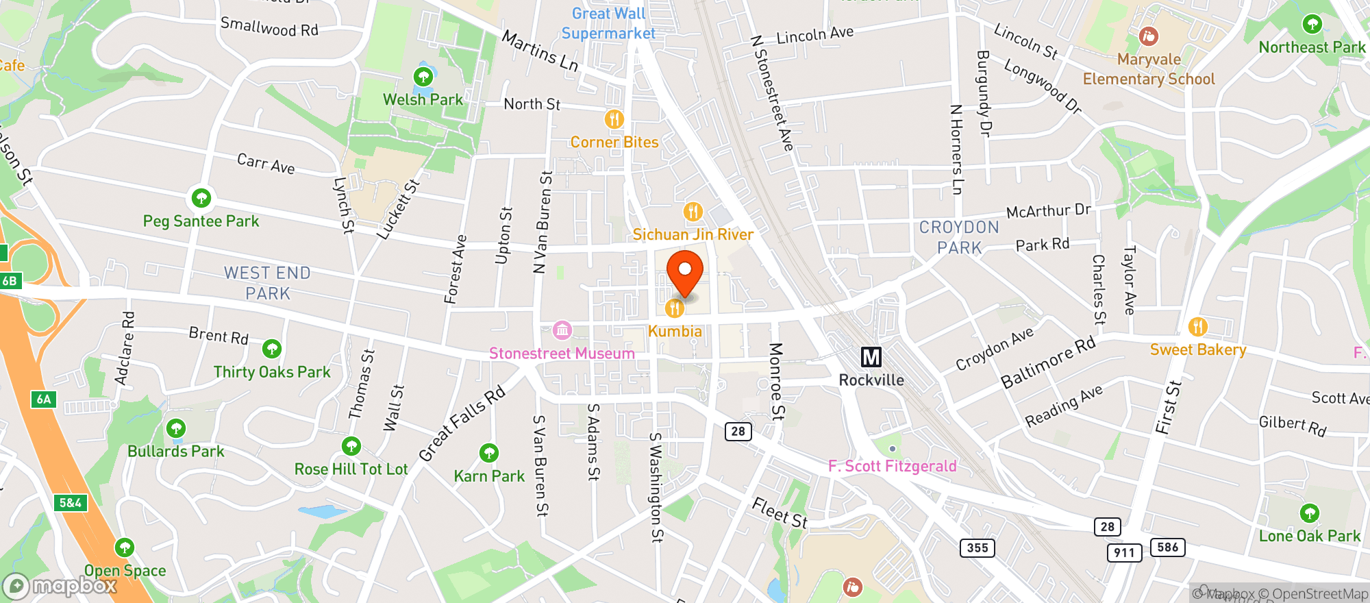 Map showing El Mercat