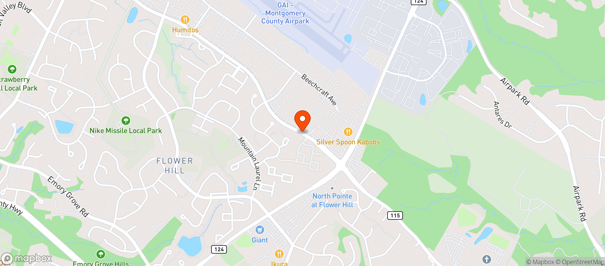 Map showing Hola Beer Wine & Deli