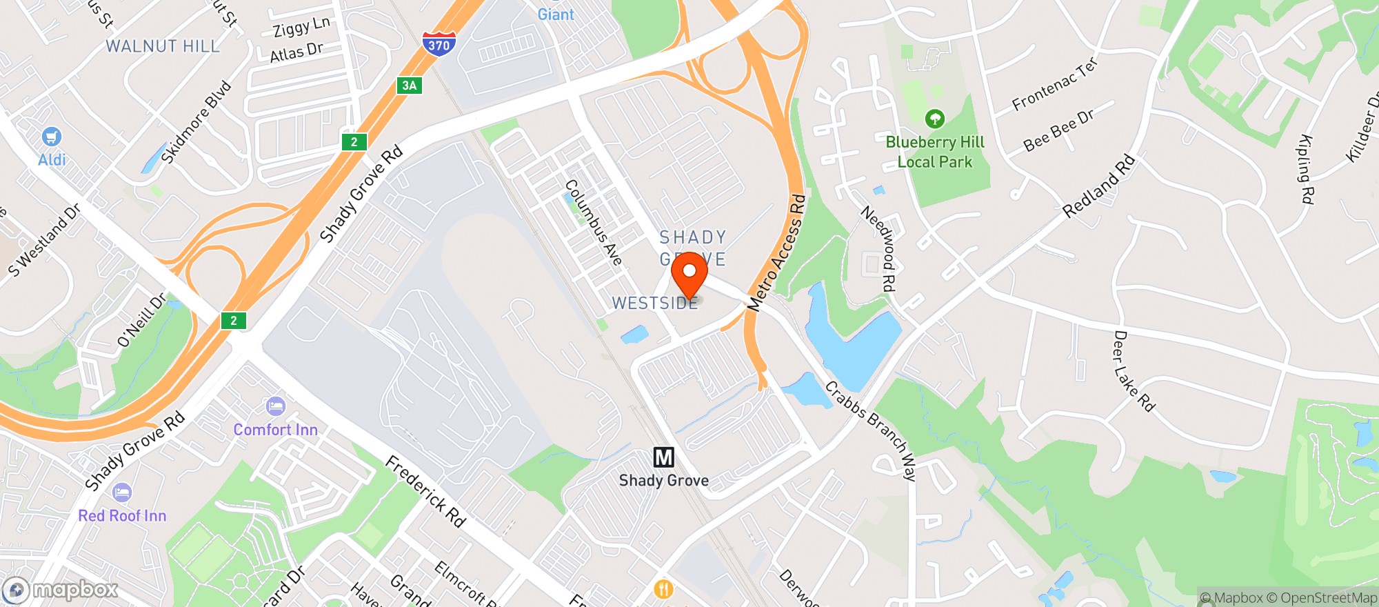 Map showing Westside Wine Cellar & Beer