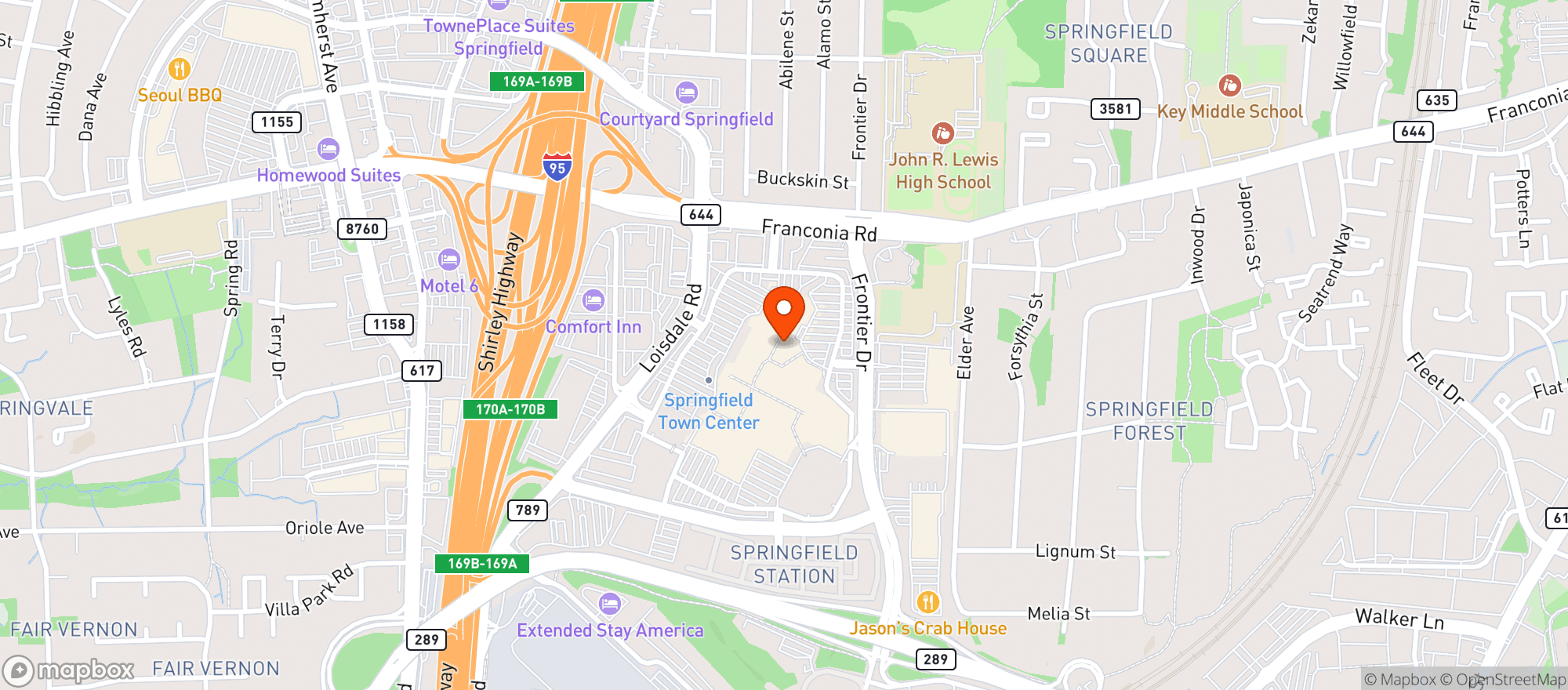 Map showing Gnc