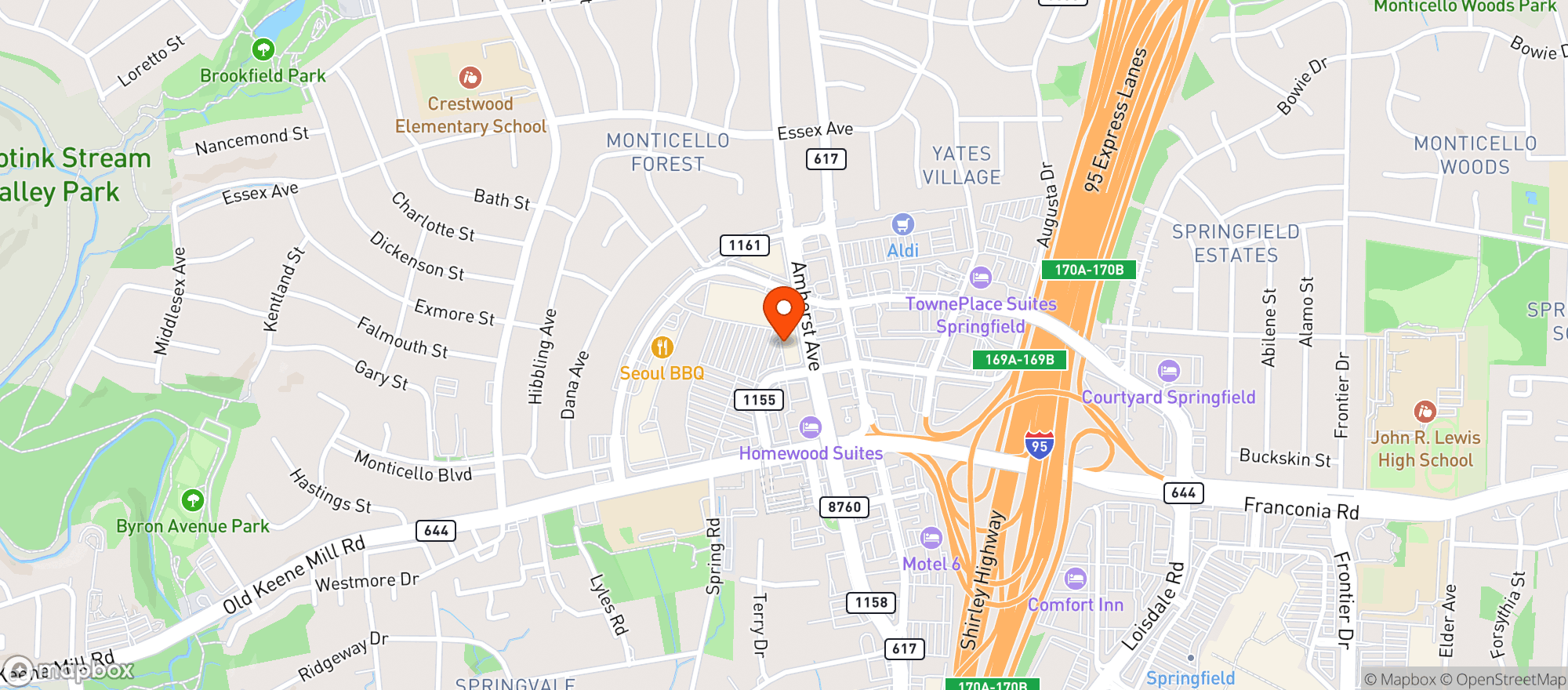 Map showing Brothers Bistro