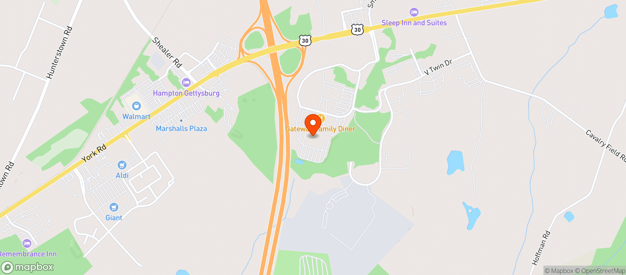 Map showing Wyndham Hotels & Resort #2060