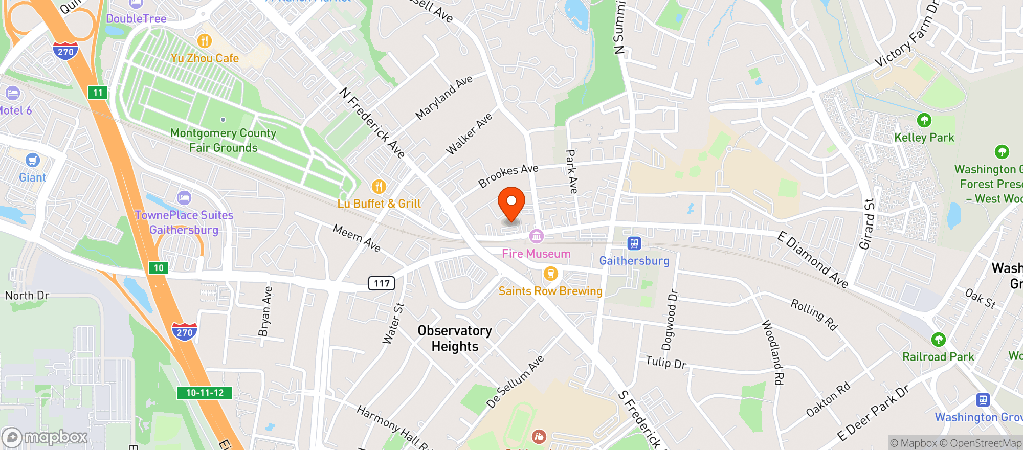 Map showing Antojitos Restaurant