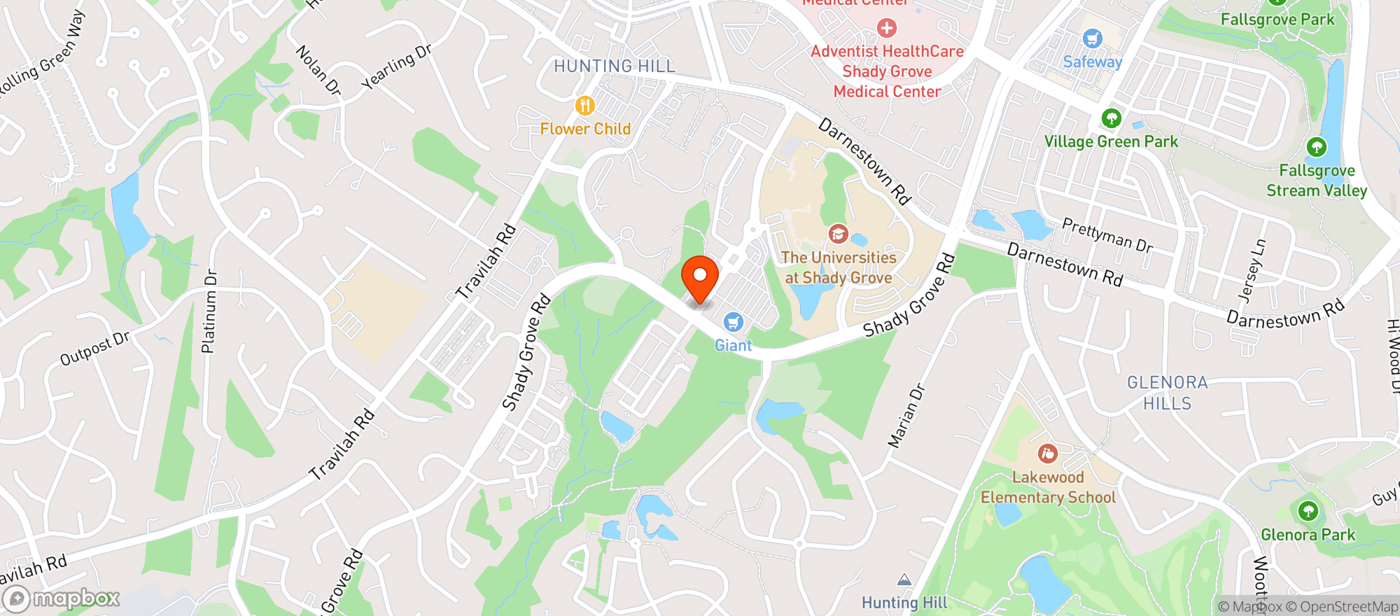 Map showing Potomac Beer & Wine