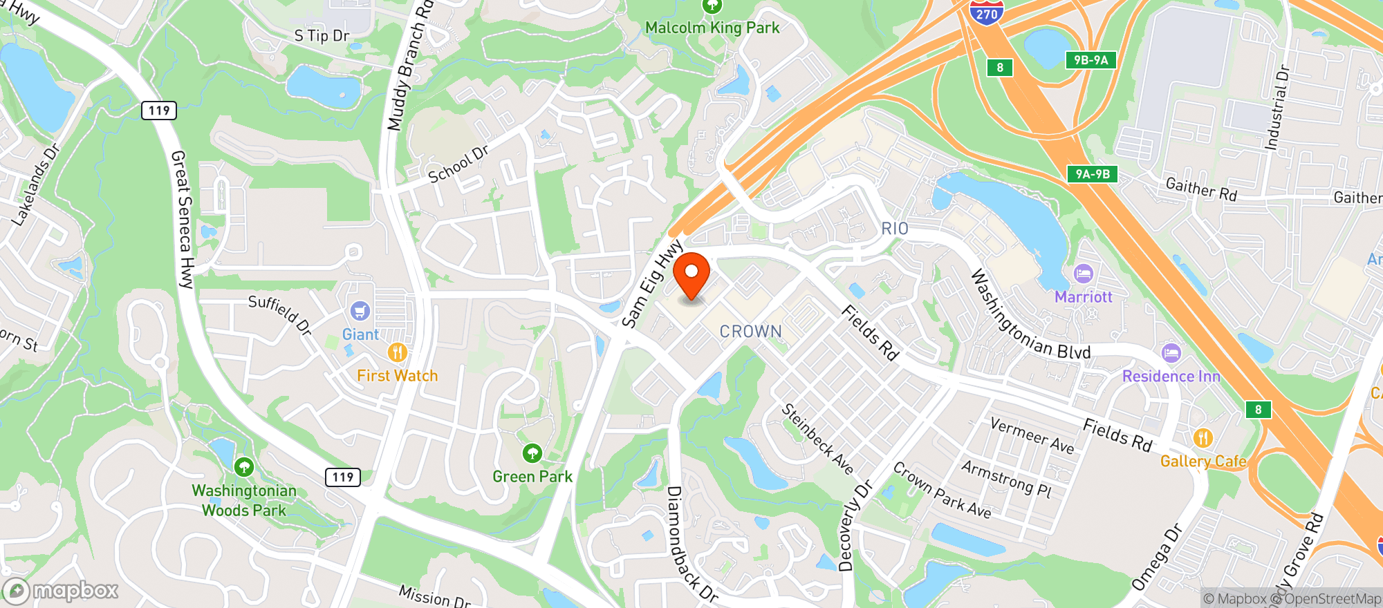 Map showing HARRIS TEETER