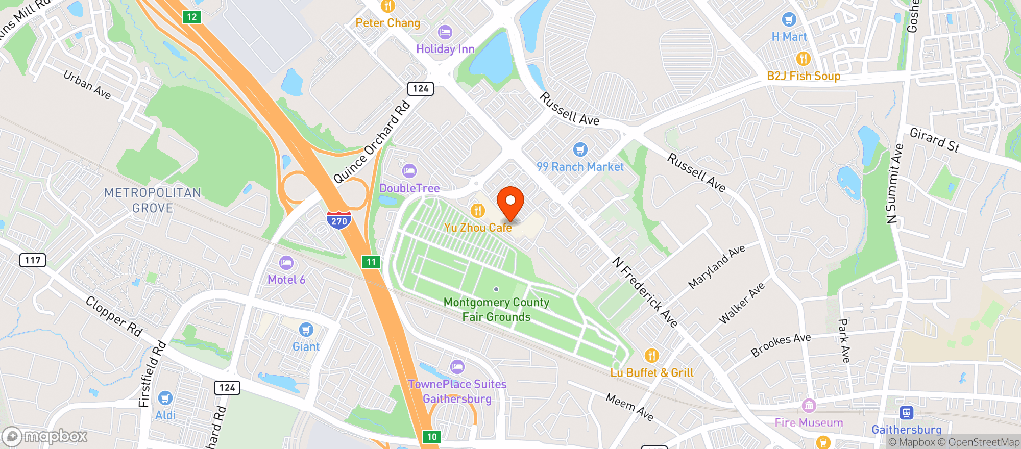 Map showing Montgomery County Dlc #1