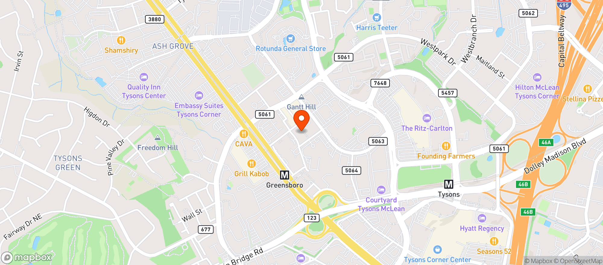 Map showing Circa