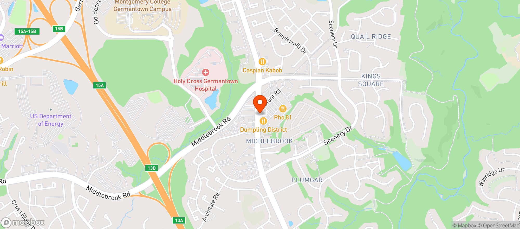 Map showing Fox Chapel Beer & Wine