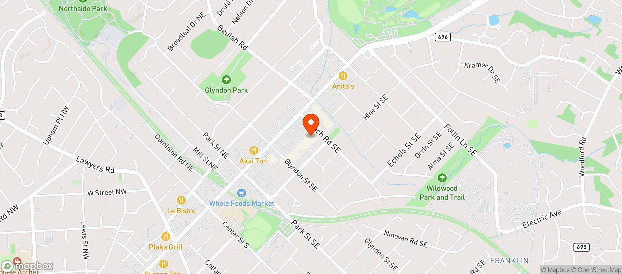 Map showing Giant Food Store 763 / 063