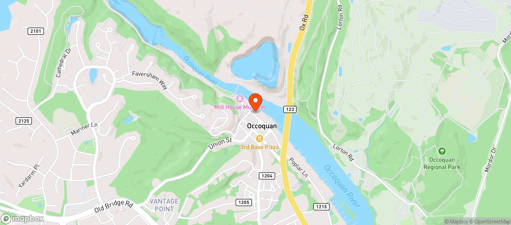 Map showing Bottle Stop Wine Bar