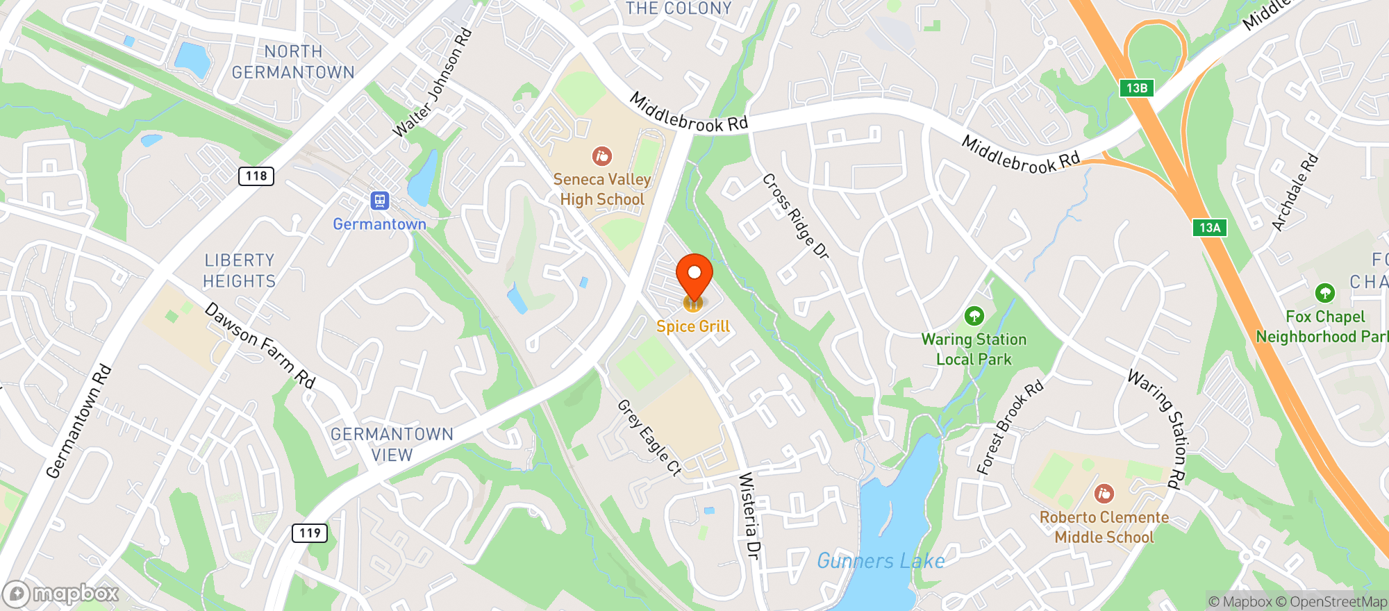 Map showing Funcle Dans Smoke Shop