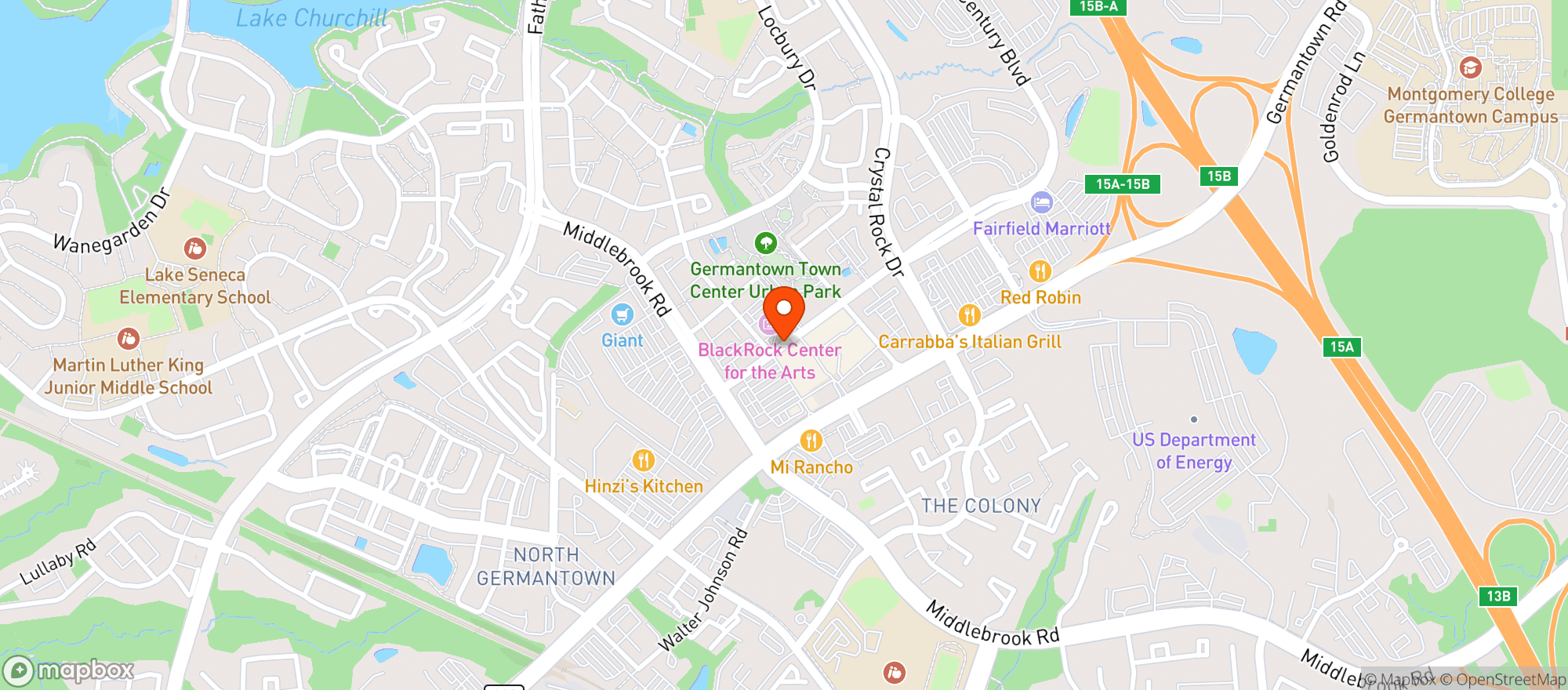 Map showing Beers & Cheers