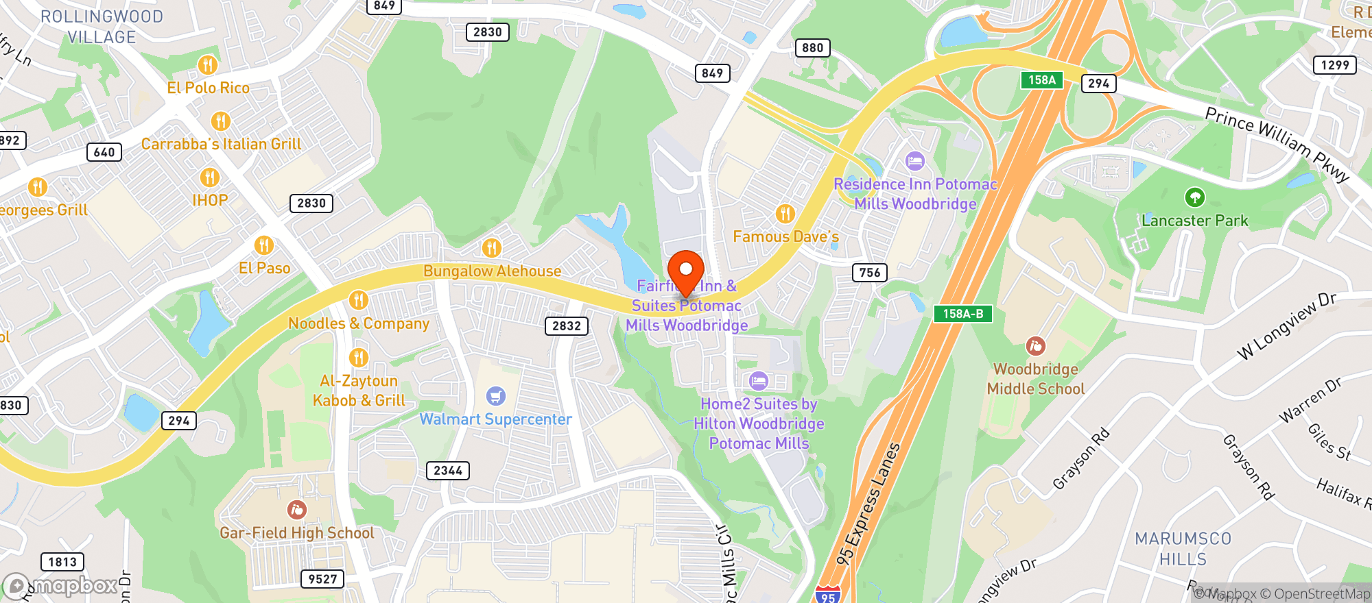 Map showing Gnc