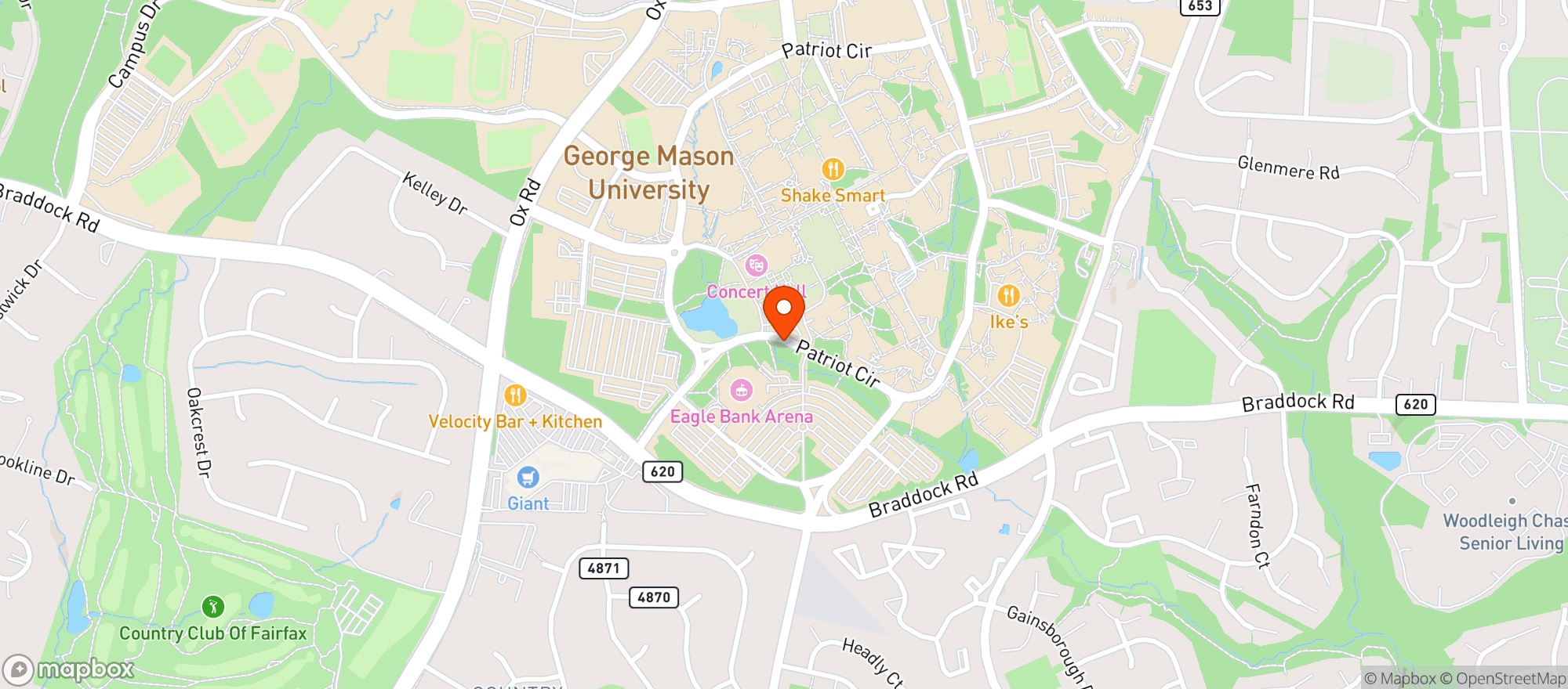 Map showing Synergy Vapor llc