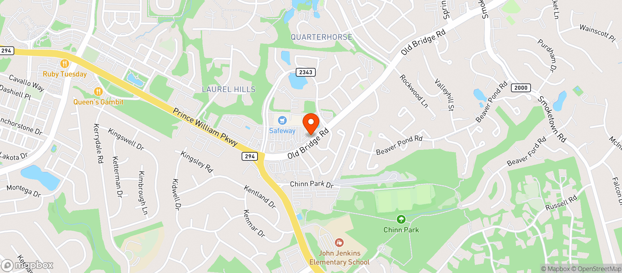 Map showing Khan Korean Grill & Bar