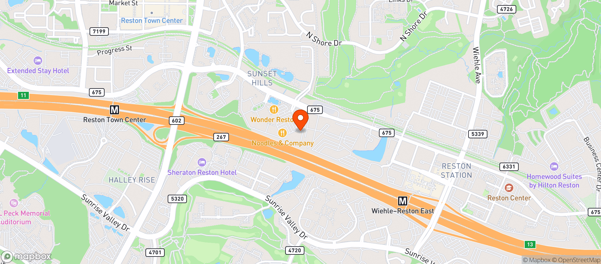 Map showing Total Wine & More