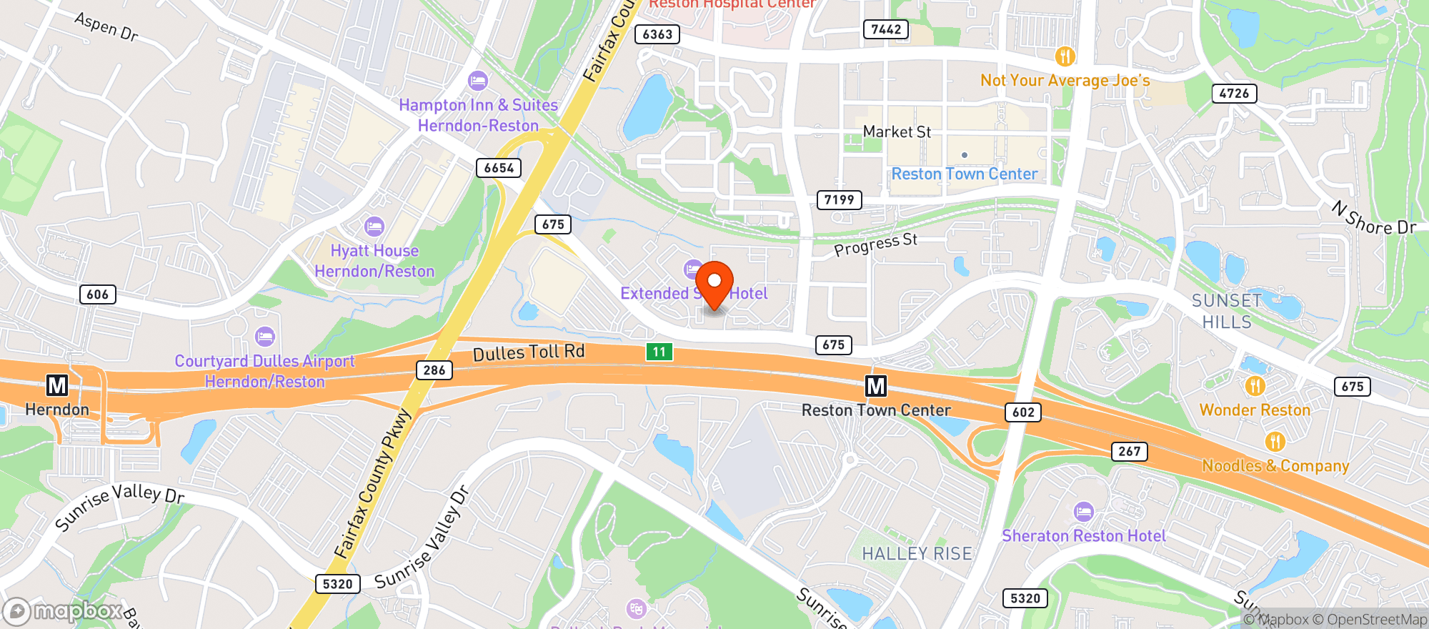 Map showing Coopers Hawk Winery & Restaurant