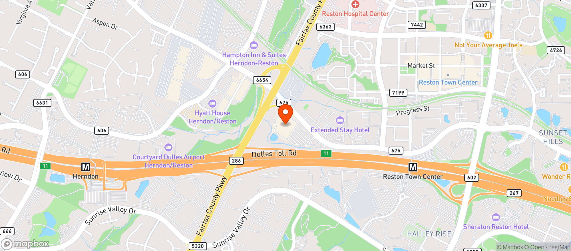Map showing TARGET
