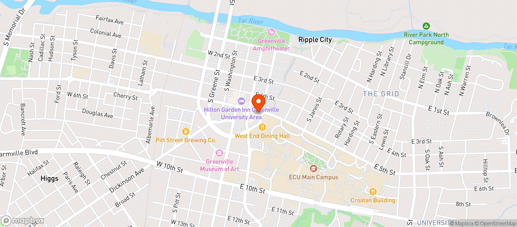 Map showing Crush Vodka