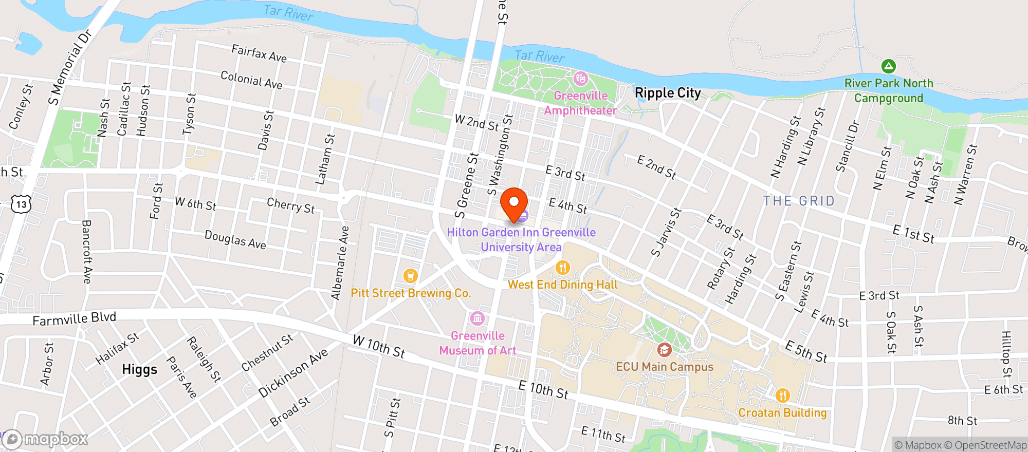 Map showing THE HOLISTIC COMPANY OF GREENVILLE, LLC.