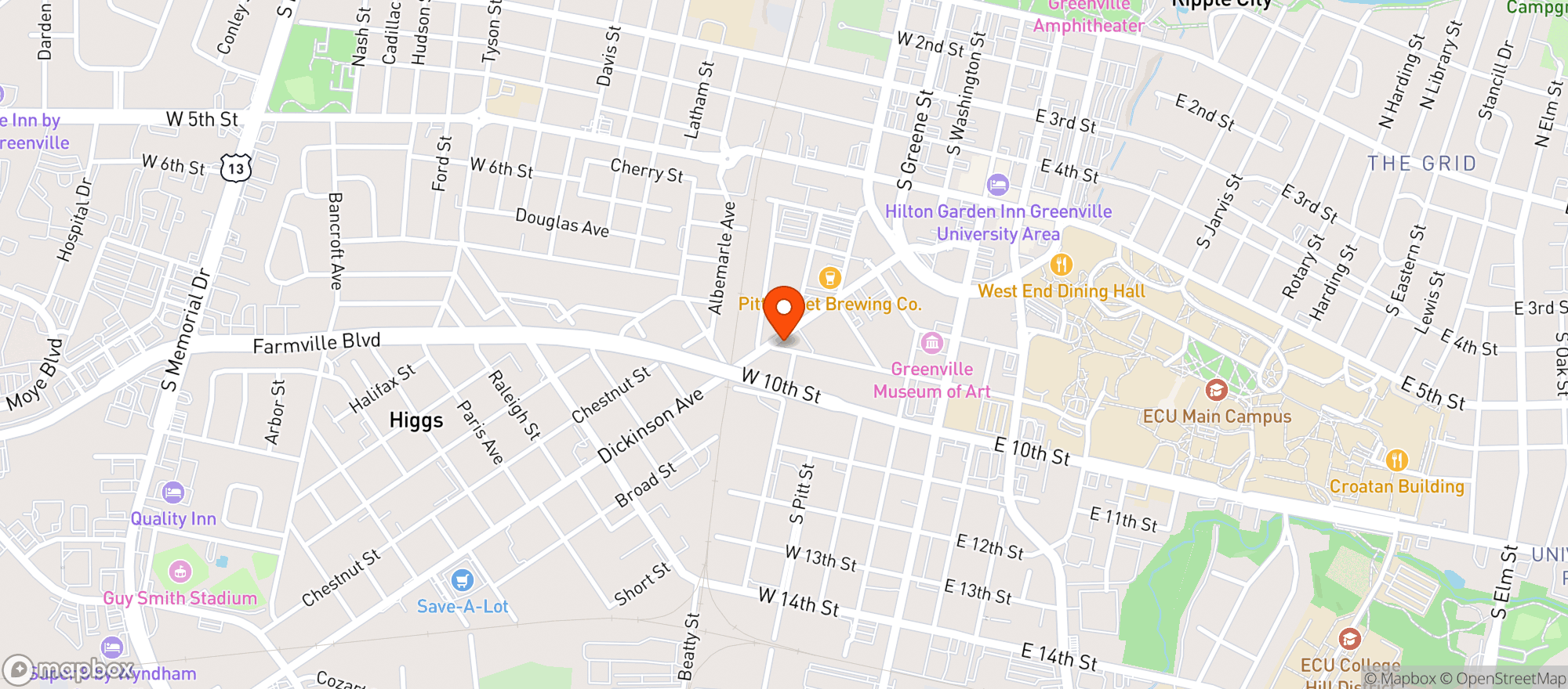 Map showing Native Fine Diner