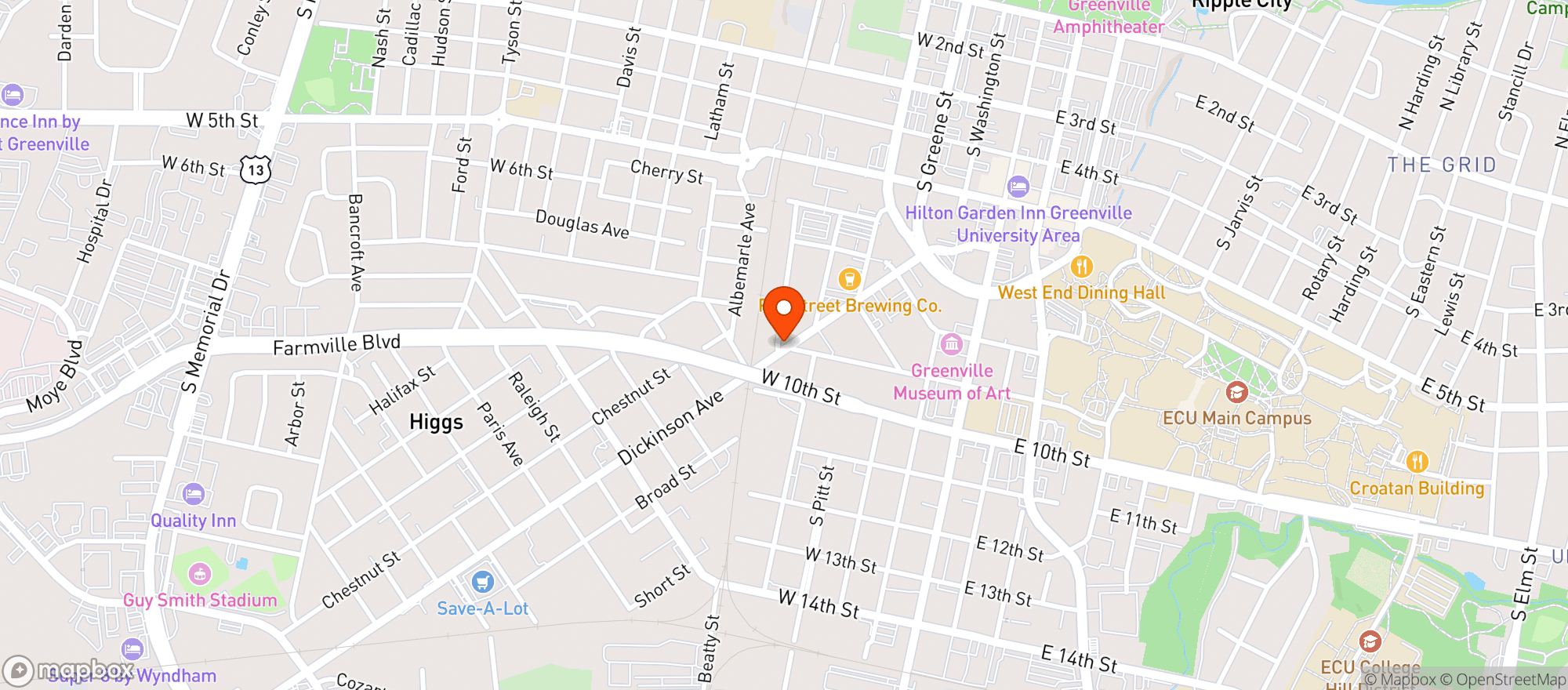 Map showing Strange Bird