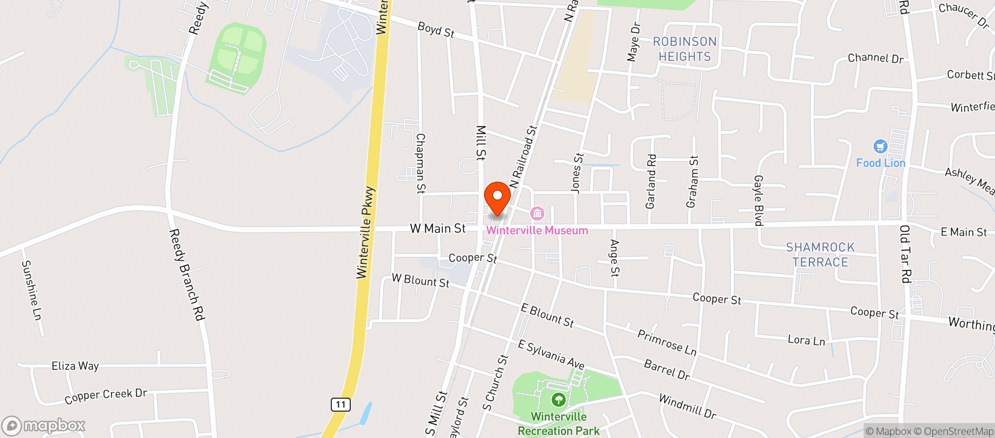 Map showing Tethered