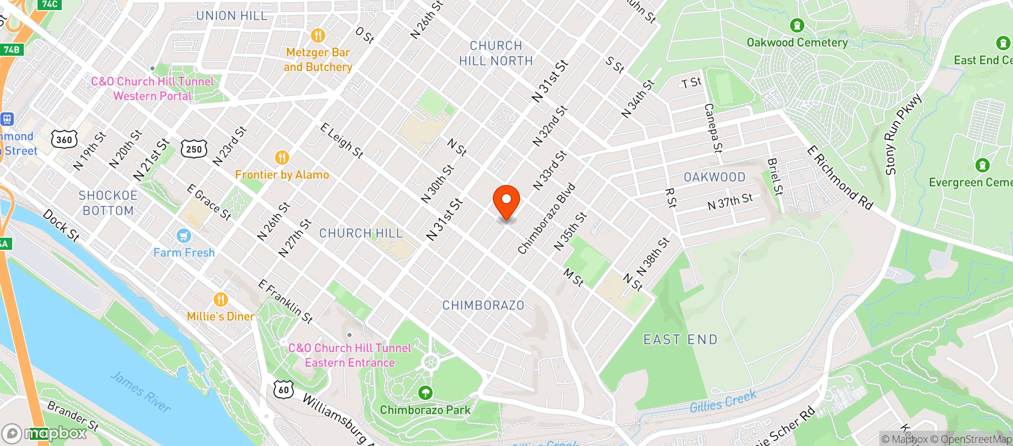 Map showing Toy Blossom Co