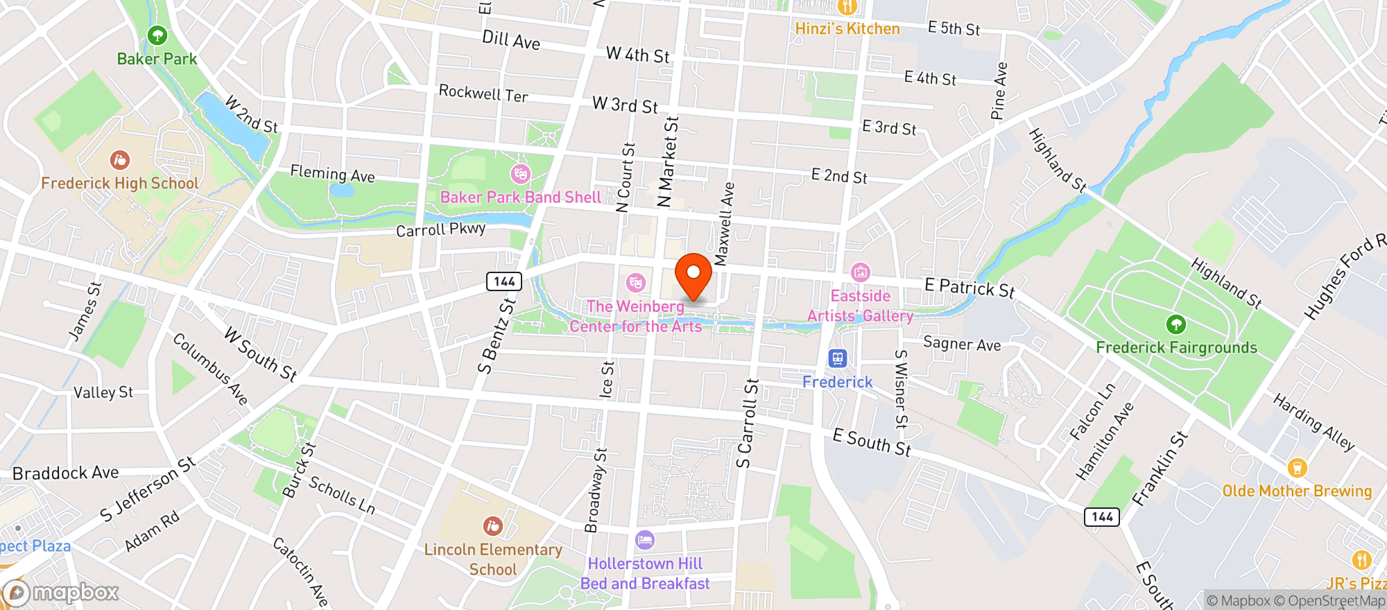 Map showing The Wine Kitchen