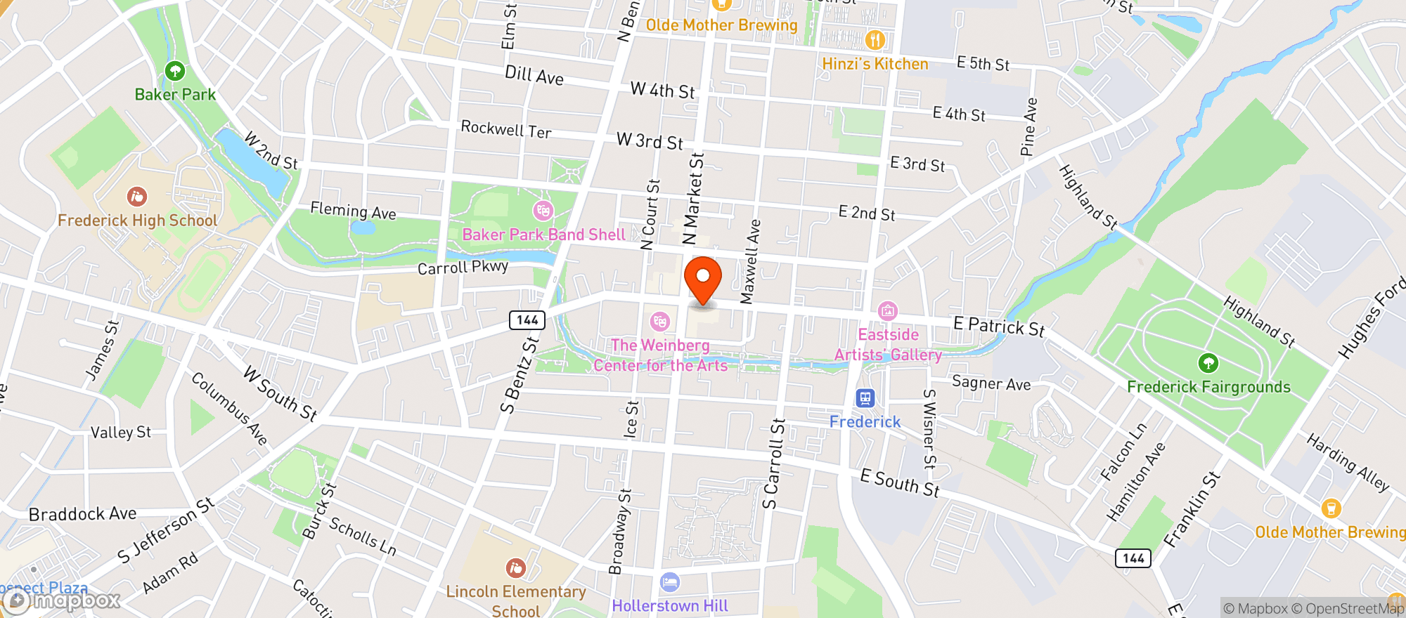Map showing Sumittra Thai Cuisine