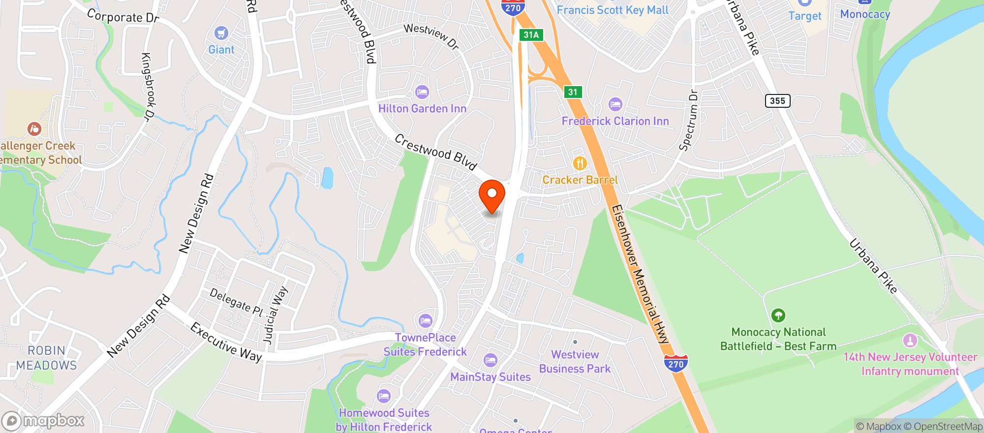 Map showing Firebirds Wood Fired Gr #unk