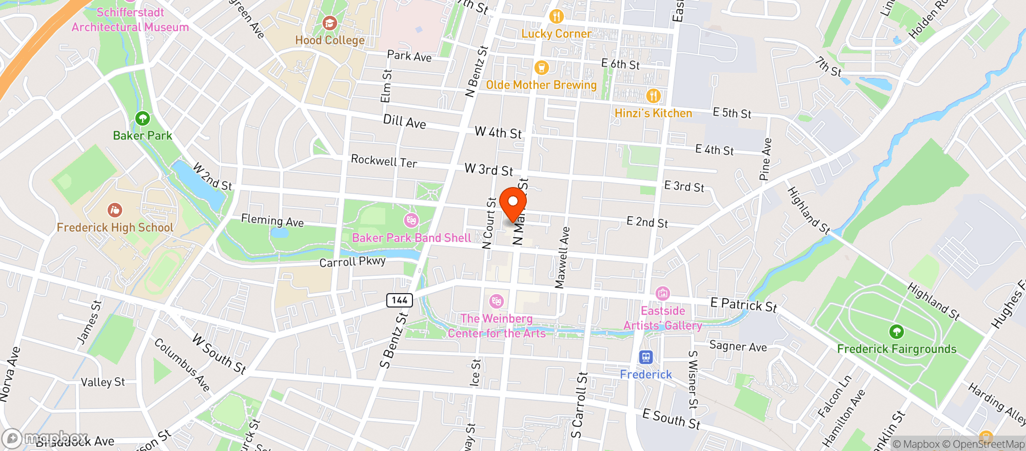 Map showing Agave 137 Tequila Bar & Kitchen