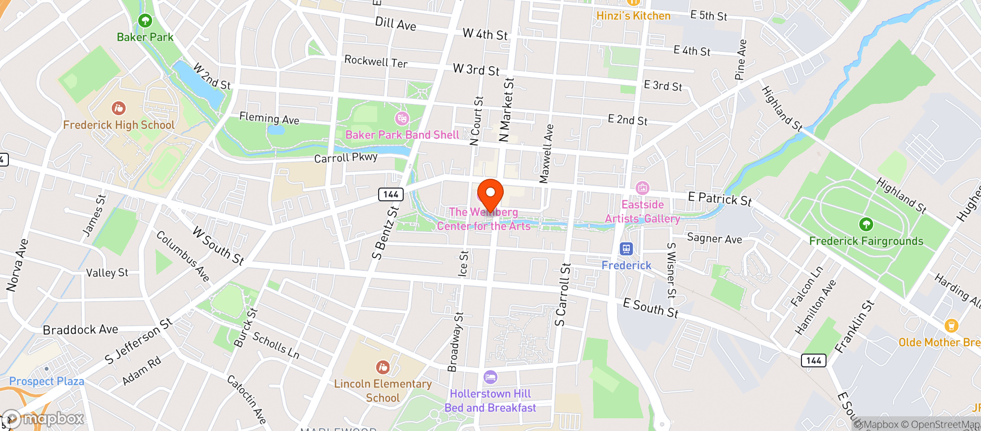 Map showing Hootch & Banter