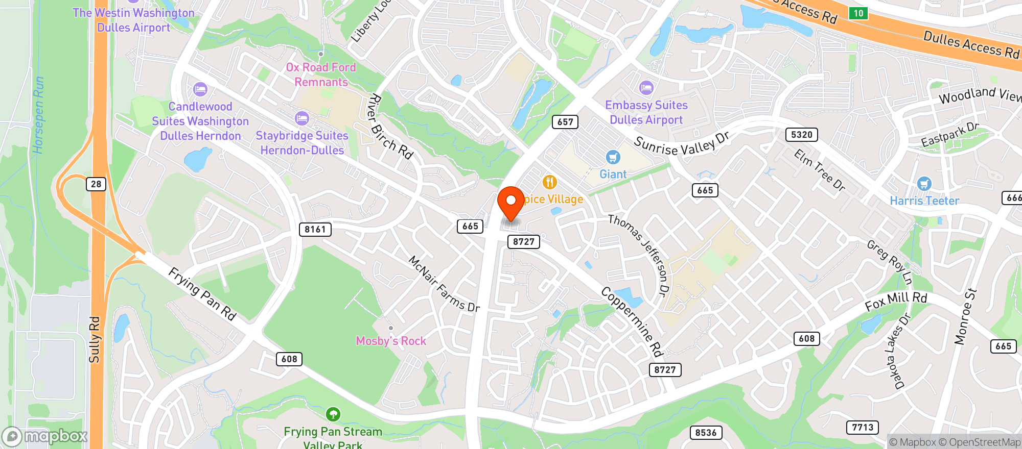 Map showing A Plus