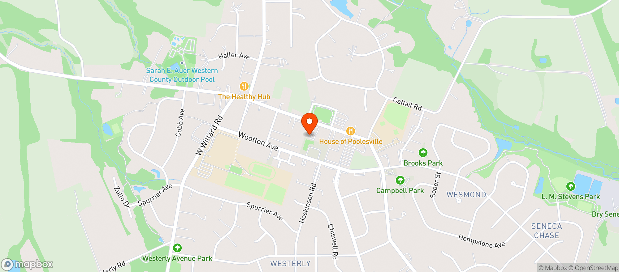Map showing Village Beer & Wine